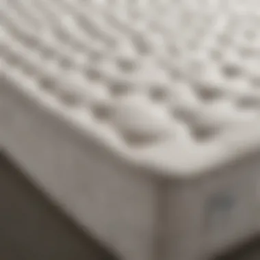 Close-up view of the materials used in the Beautyrest Bunk Mattress