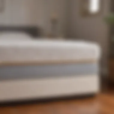 Visual representation of various memory foam topper options