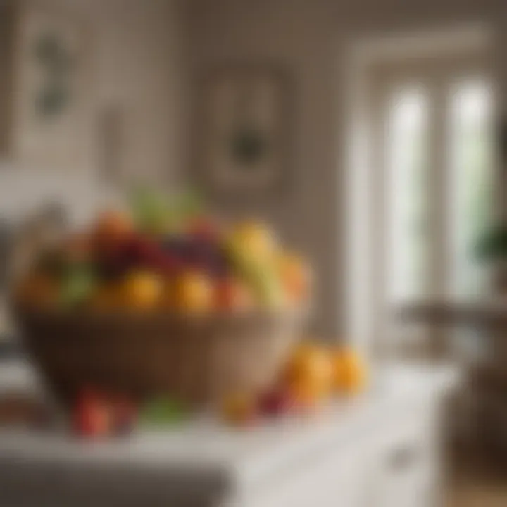 Practical tips for maintaining fruit basket sets in a cozy living space.