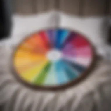 Color wheel illustrating the impact of color psychology on mood