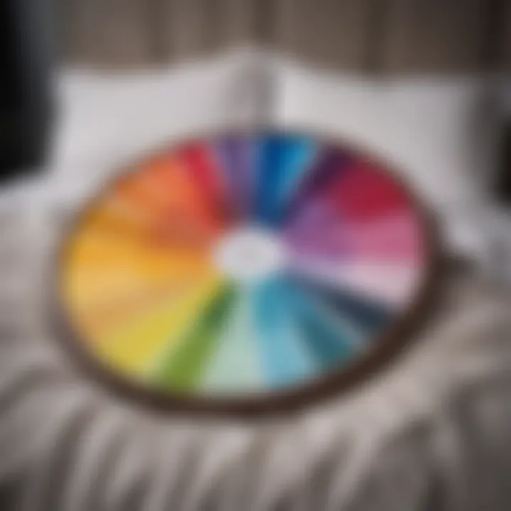 Color wheel illustrating the impact of color psychology on mood