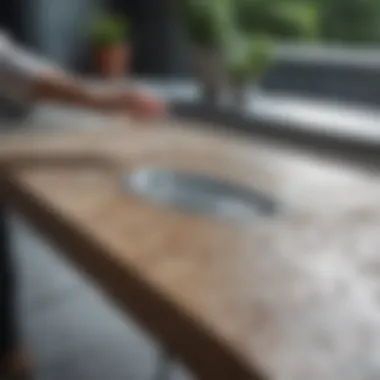 Durability test of waterproof materials for outdoor use