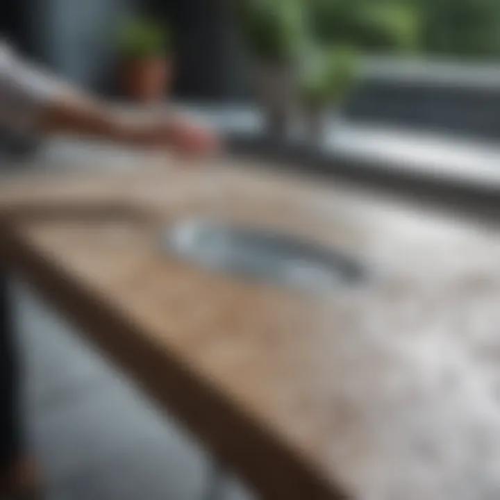 Durability test of waterproof materials for outdoor use